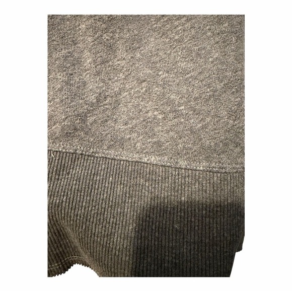 Wilt Gray Textured Waffle Knit Long Sleeve Top Made in USA Minimalist - Picture 6 of 8